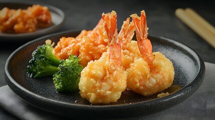 fried shrimp with rice