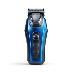 Obraz premium Modern Blue Electric Hair Clipper for Men's Grooming and Styling Needs
