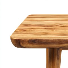 Close up View of a Rustic Wooden Tabletop with Natural Grain Texture Perfect for Interior Design or Furniture Catalogs