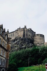 old castle in the city