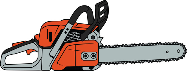 Chainsaw vector eps artwork vector 