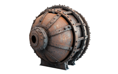 Ball Mill on transparent background, png
