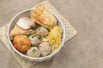 Bakso Malang is a meatball dish that is often found in all parts of Malang City and Malang Regency, East Java