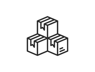 Delivery and Logistics Web Icons in Line Style – Shipping, Courier, Tracking, Refunds & Service Icons for Web and Mobile App | Vector Illustration