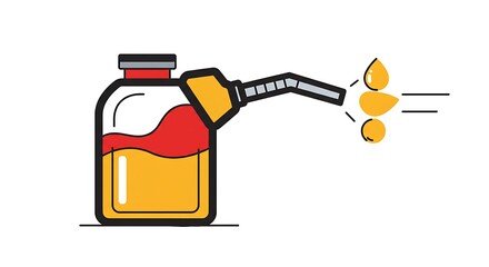 Fueling Concept with Container and Nozzle Design