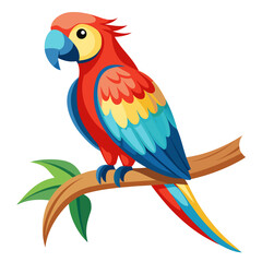 parrot on a branch