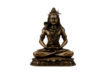 Lord Shiva on Transparent Background