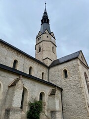 Ein Spaziergang in Sangerhausen im Mansfelder Land von der St. Jacobi Kirche zurr Kirche Sankt Ulrici / Ulrichkirche