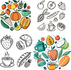 Organic food Illustrator Artwork
