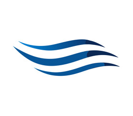Water wave Logo Template. Water Design Elements. Can be used as icon, symbol ora logo design.