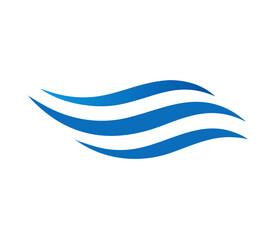 Water wave Logo Template. Water Design Elements. Can be used as icon, symbol ora logo design.