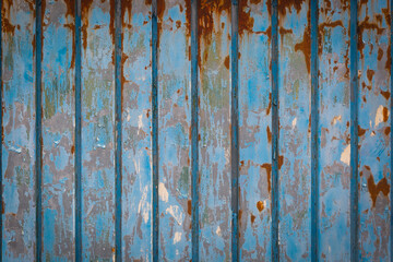 Grunge corrugated metal background, rusty steel texture