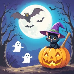 Pumpkin Peekaboo: A Playful Halloween Night