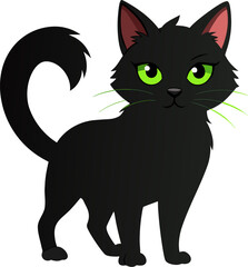 Black cat icon
