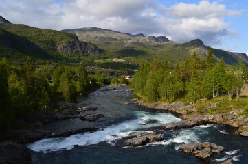 Hemsedal, Norway - view from the bridge
