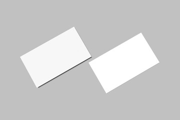 Business card blank mockup design