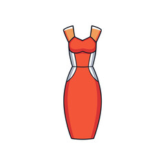 Creative Bodycon Dress Vector Style