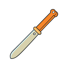 Creative Boning Knife Vector Style