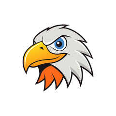 Creative Eagle Head Vector Style