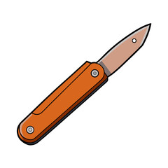 Creative Folding Knife Vector Style