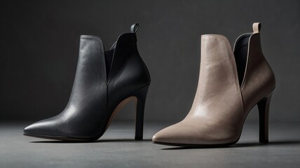 Elegant High Heeled Booties