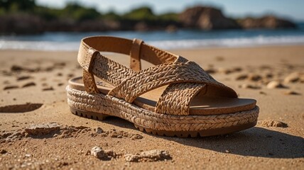Naklejka premium Stylish Summer Sandal