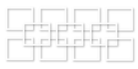 Abstract background with lines. luxury white geometric random lines with pattern. Modern white transparent material in triangle and squares shapes. abstract background vector illustration.