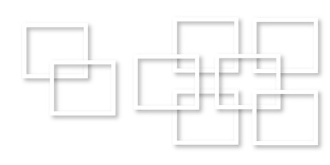 Abstract background with lines. luxury white geometric random lines with pattern. Modern white transparent material in triangle and squares shapes. abstract background vector illustration.