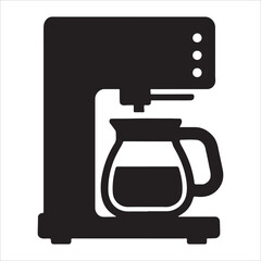Electric kettle and blender vector illustration electronic kitchen equipment icon isolated digital technology object