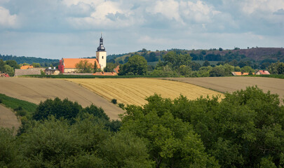 Polish rural landscape.