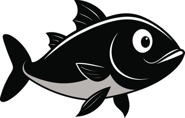 Salmon fish vector illustration