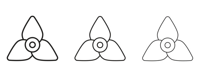 Bougainvillea icon. Hand drawn minimalism style vector illustration