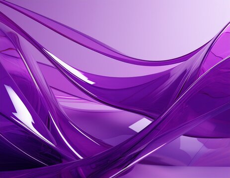 abstract background vibrant minimalist background purple glass 3d render