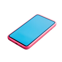 Modern smartphone isolated on transparent background