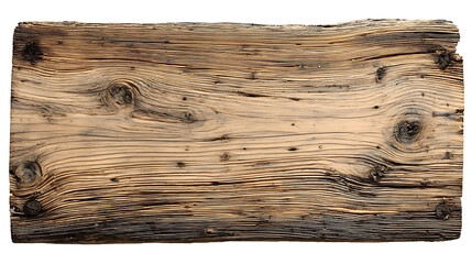 Wooden plank texture, rough weathered empty signpost text space plank isolated on transparent background.png 