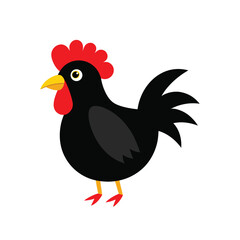 vector illustration of a chicken