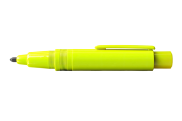 Bright yellow marker, side view