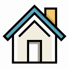 house icon on white background