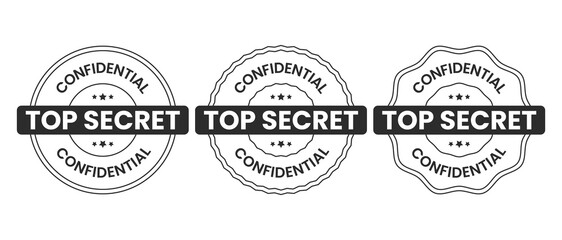 Confidential and Top Secret Stamp Set