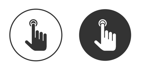 Fototapeta premium Finger control icon