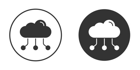Cloud computing icon