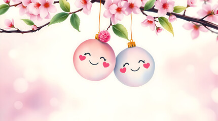 easter eggs with flowers