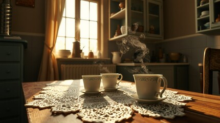 Cozy Kitchen Tea Time