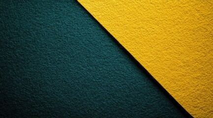 Textured diagonal split of teal and gold