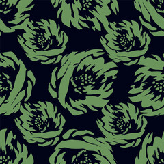 seamless pattern with flowers