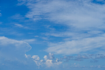 blue sky with clouds