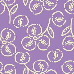 seamless pattern with flowers