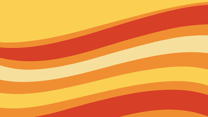 Abstract warm-toned wavy stripes perfect for backgrounds, patterns, and creative design projects
