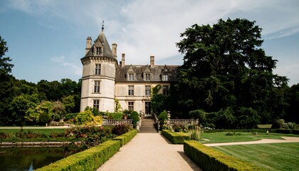 Fototapeta premium A stately French chateau