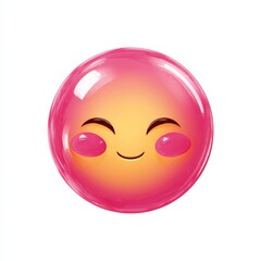 Fototapeta premium Colorful smiley face design symbolizing happiness and positivity